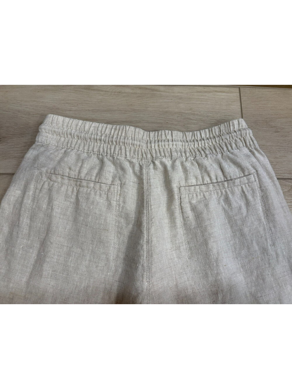 Athleta Women’s Small/Tall Retreat 100% Linen High Rise Wide Leg Pants EUC - Picture 5 of 9